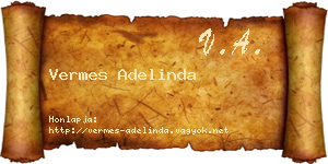 Vermes Adelinda névjegykártya